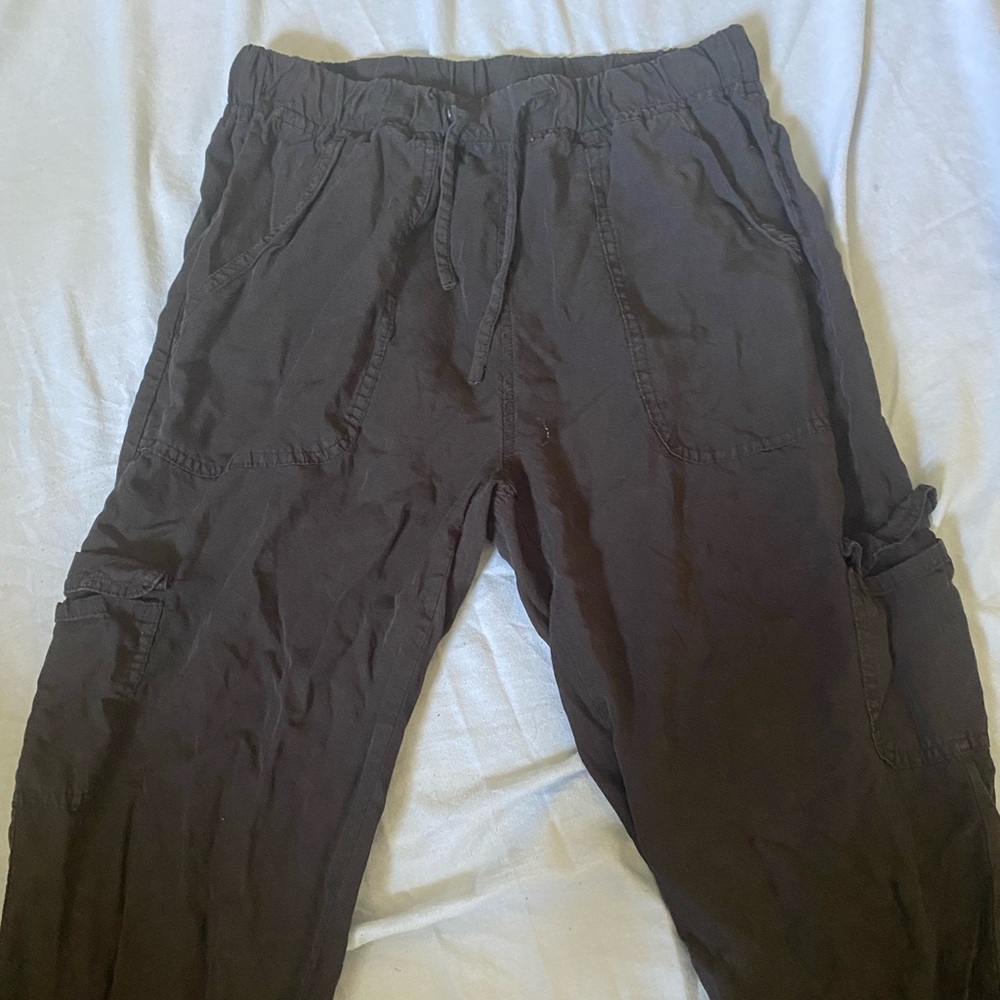 Linen Cargo Pants